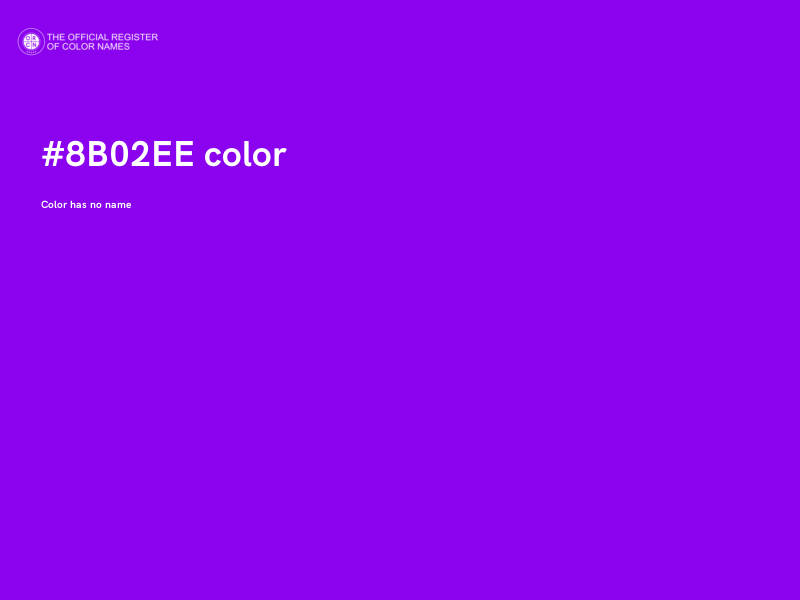 #8B02EE color image