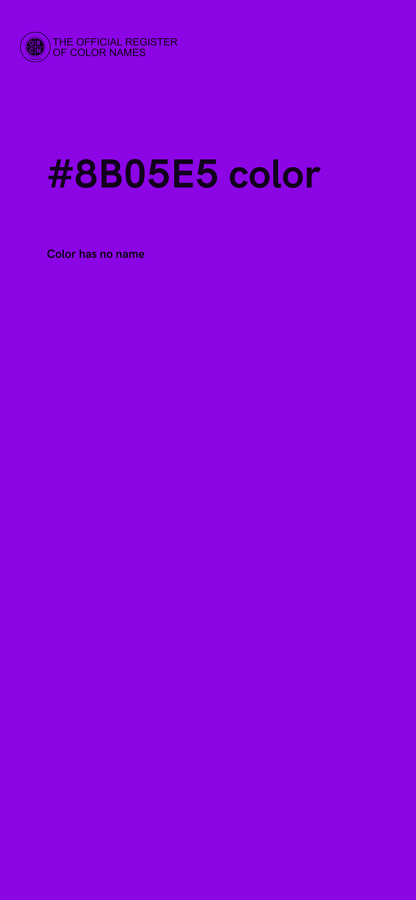 #8B05E5 color image