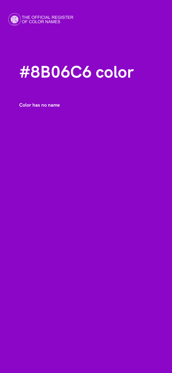 #8B06C6 color image
