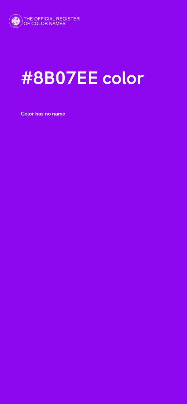 #8B07EE color image