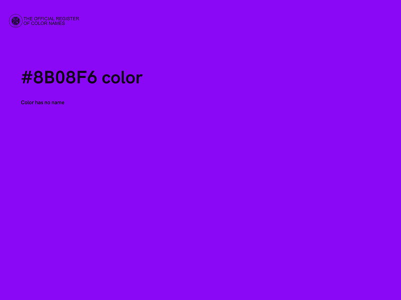 #8B08F6 color image