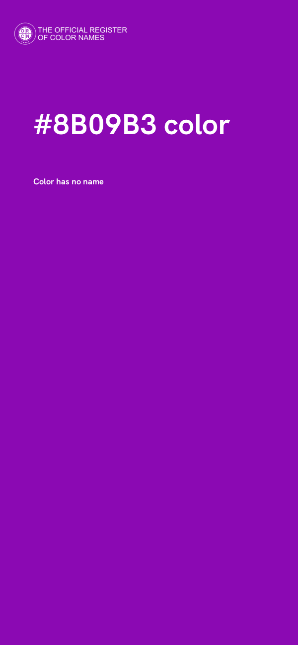 #8B09B3 color image