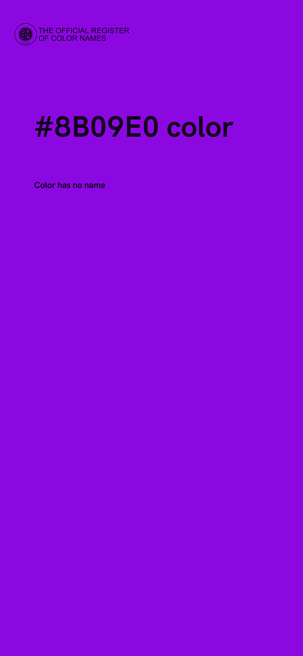#8B09E0 color image