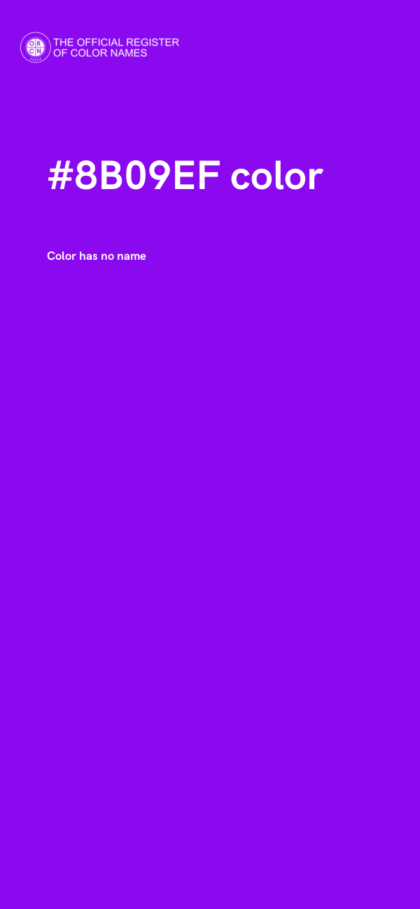 #8B09EF color image