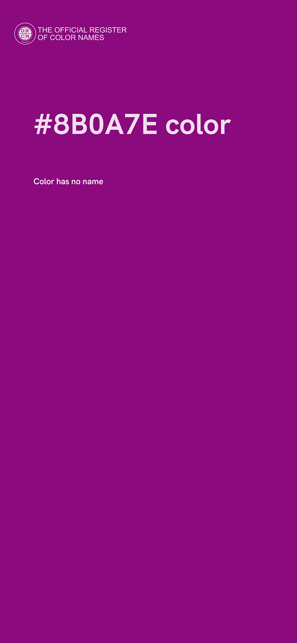 #8B0A7E color image