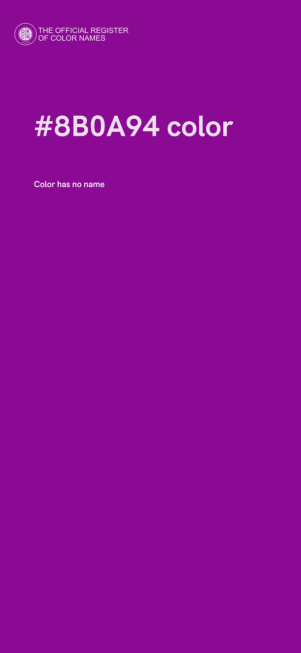 #8B0A94 color image