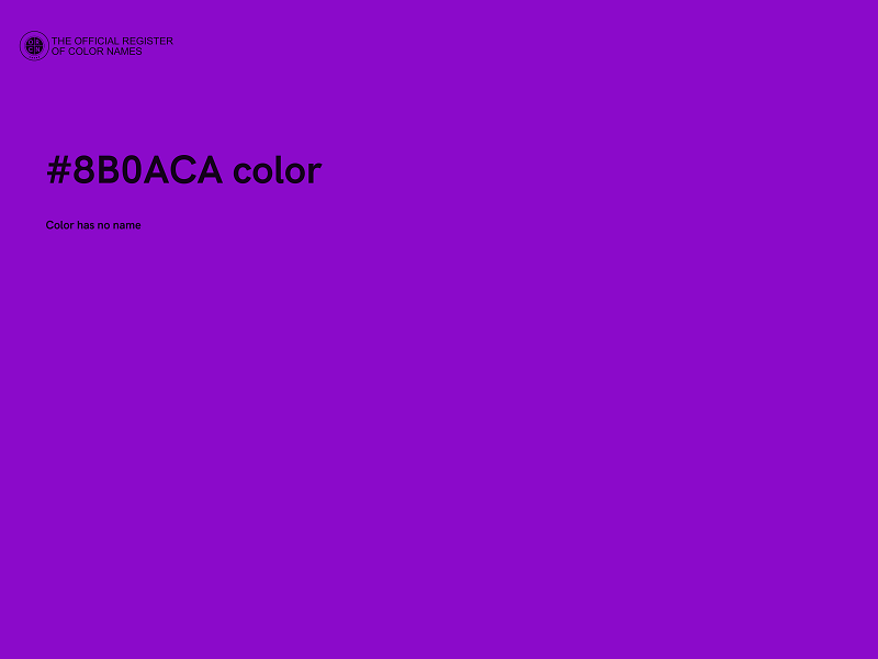 #8B0ACA color image