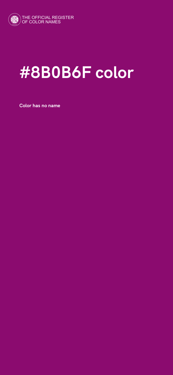 #8B0B6F color image