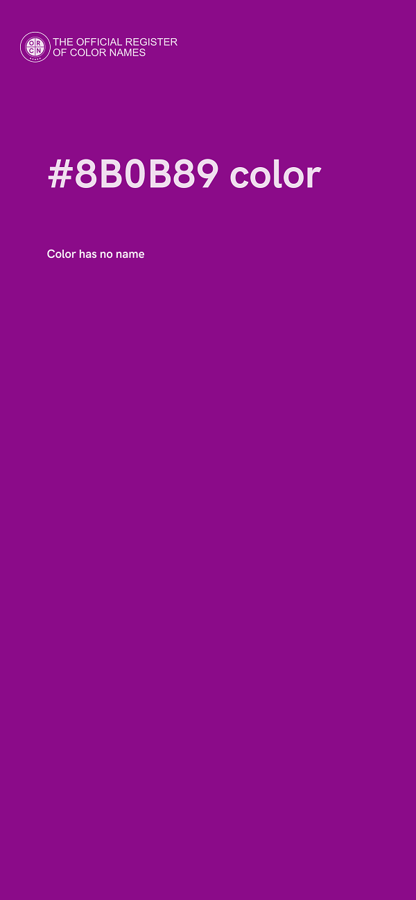 #8B0B89 color image