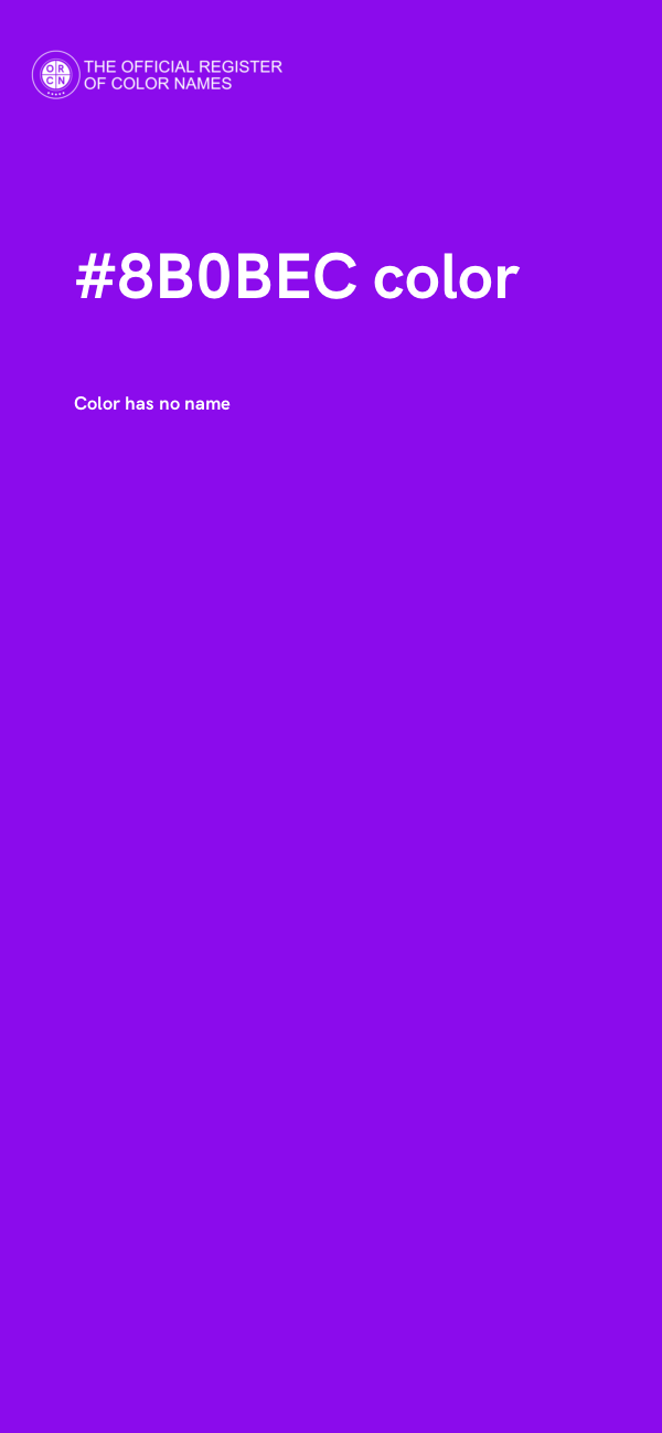 #8B0BEC color image