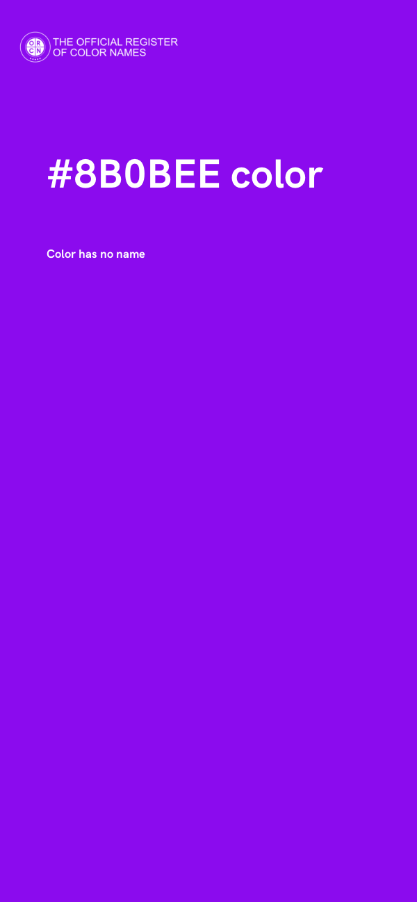 #8B0BEE color image