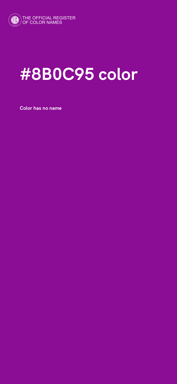 #8B0C95 color image