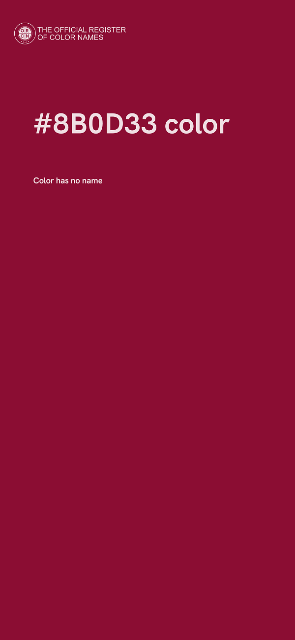 #8B0D33 color image