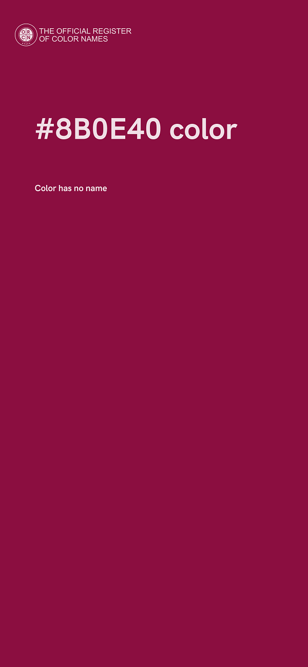 #8B0E40 color image