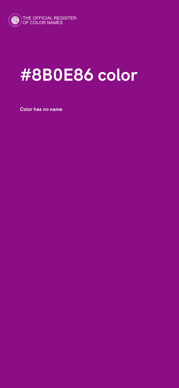 #8B0E86 color image