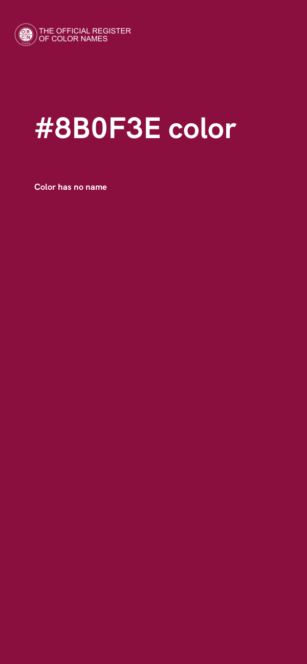 #8B0F3E color image