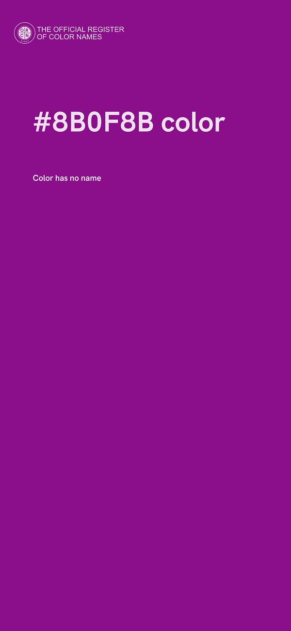 #8B0F8B color image