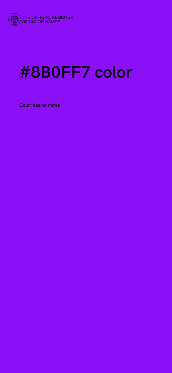 #8B0FF7 color image