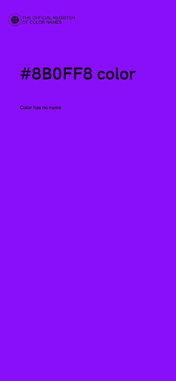 #8B0FF8 color image
