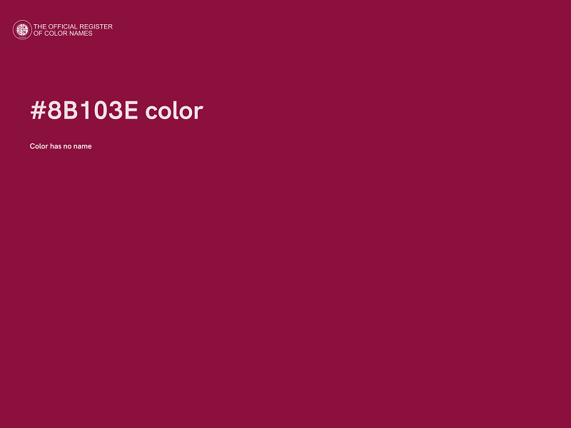 #8B103E color image