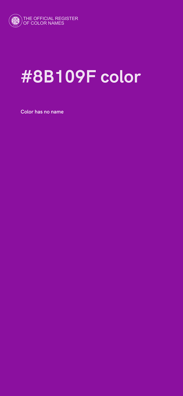#8B109F color image