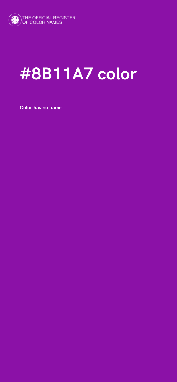 #8B11A7 color image