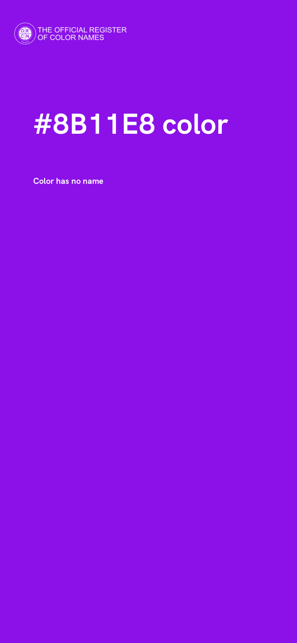 #8B11E8 color image