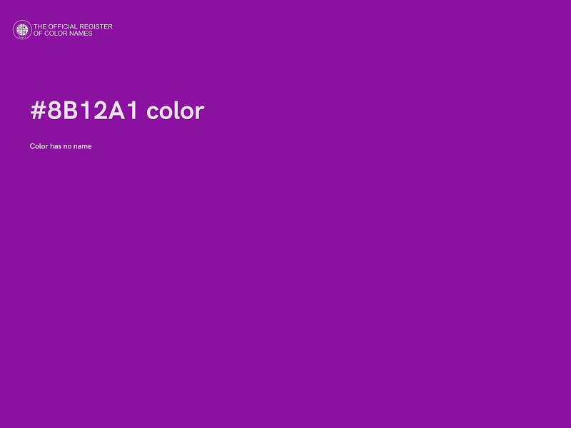 #8B12A1 color image