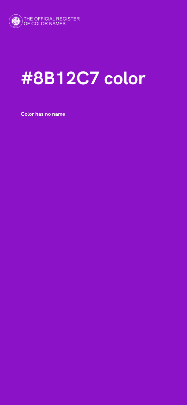 #8B12C7 color image