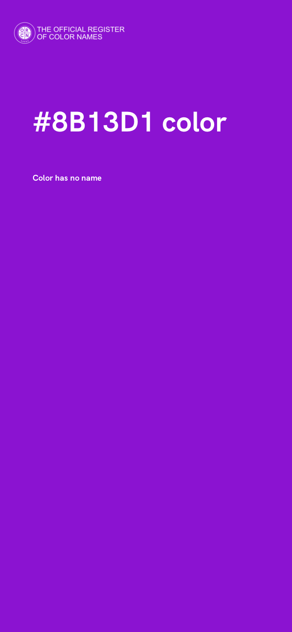 #8B13D1 color image