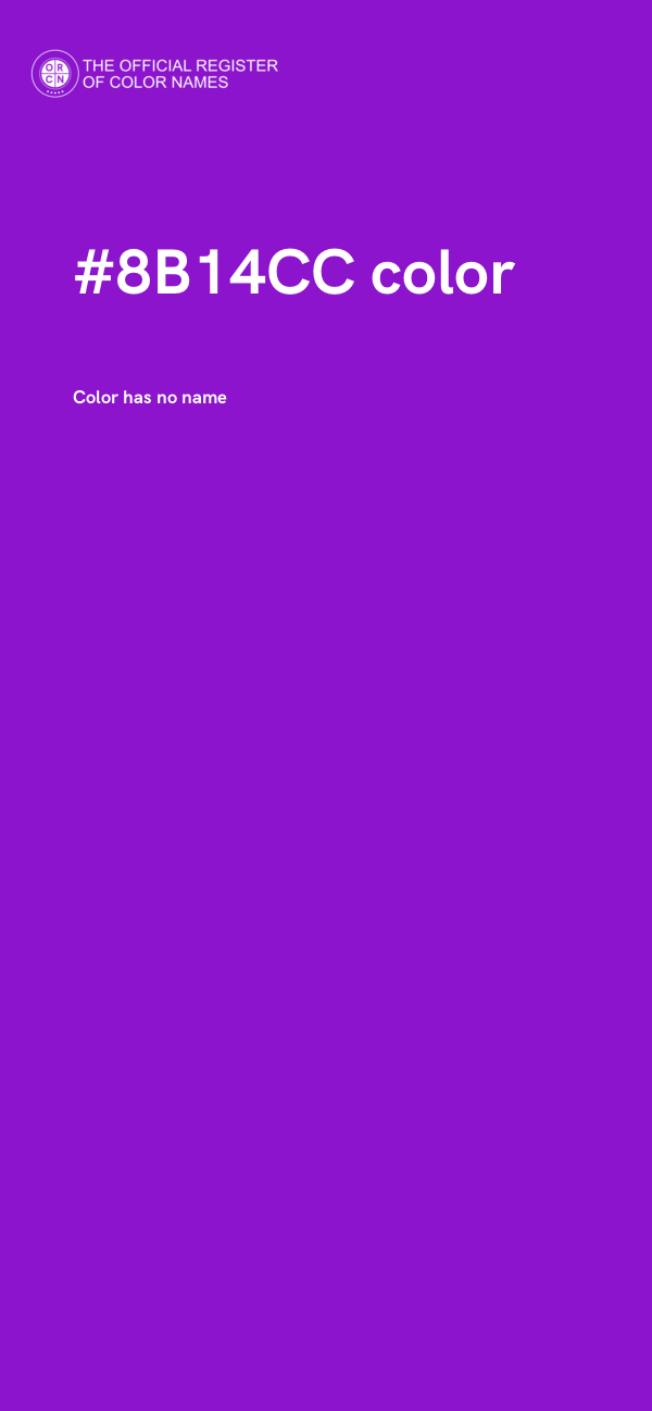 #8B14CC color image