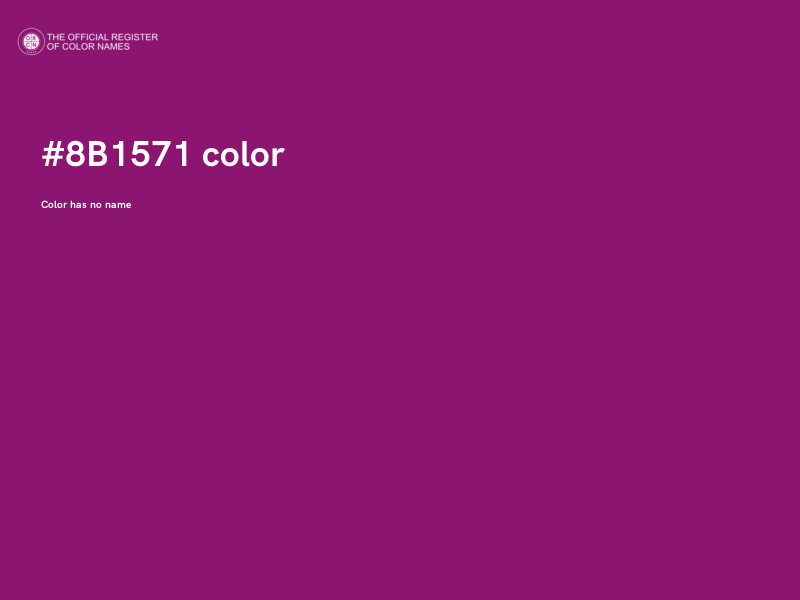 #8B1571 color image