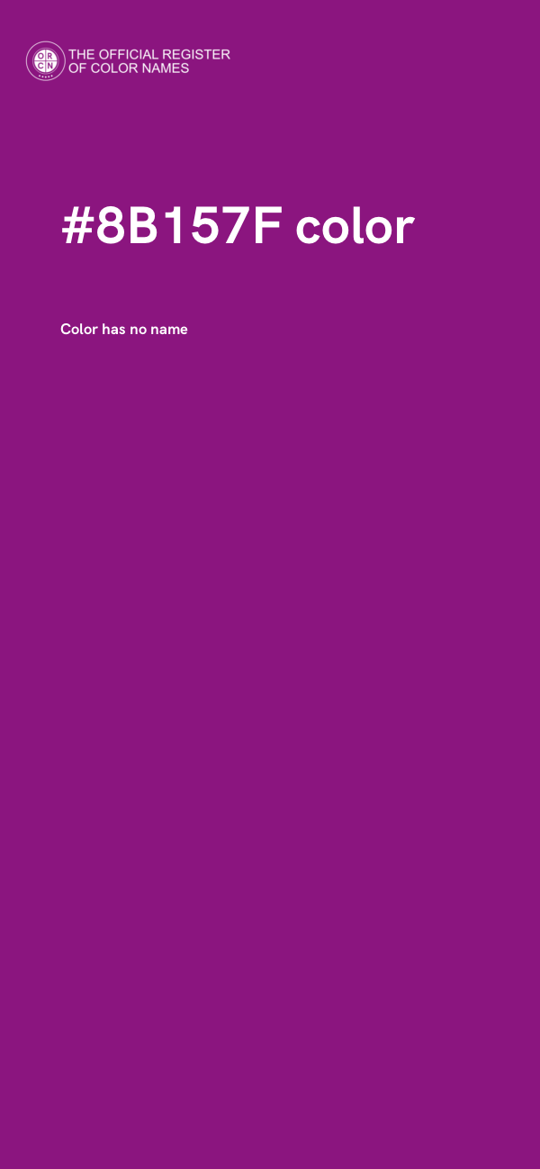 #8B157F color image