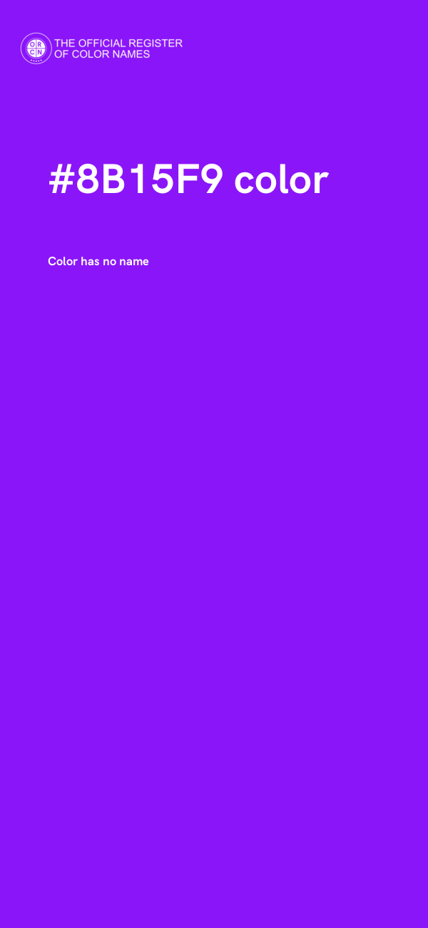 #8B15F9 color image