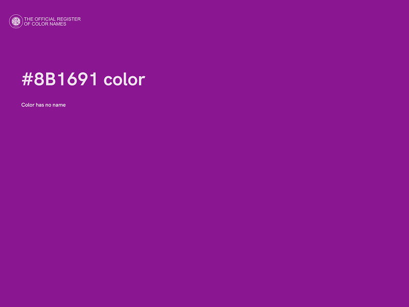 #8B1691 color image