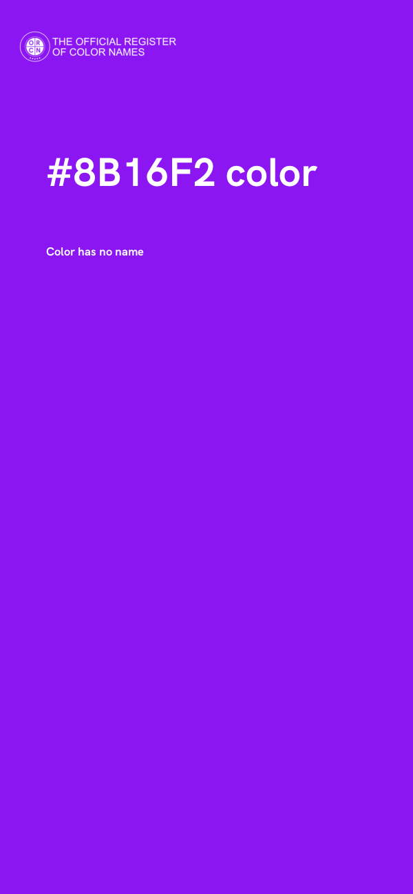 #8B16F2 color image