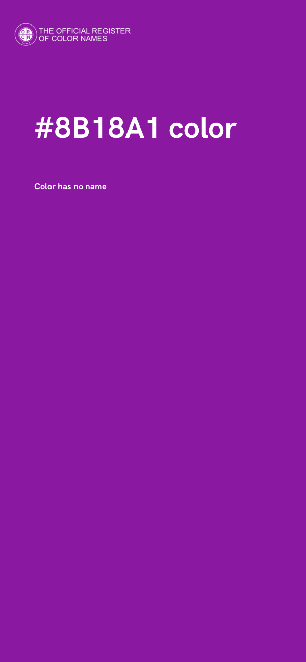 #8B18A1 color image