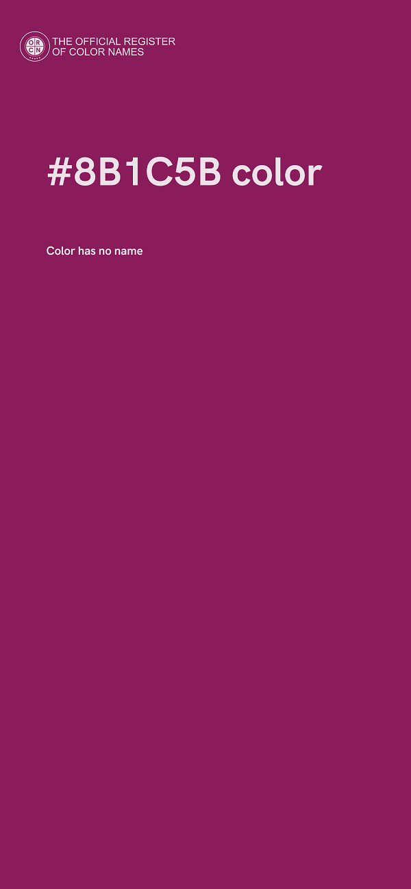 #8B1C5B color image