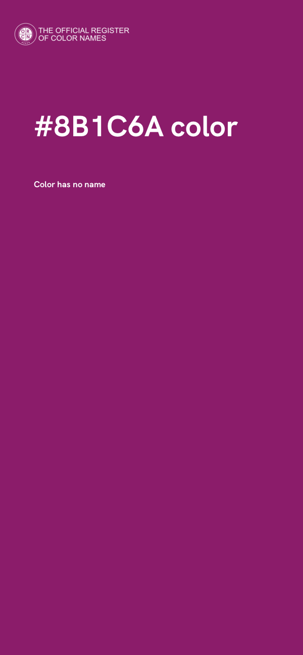 #8B1C6A color image