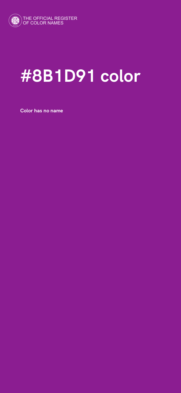 #8B1D91 color image