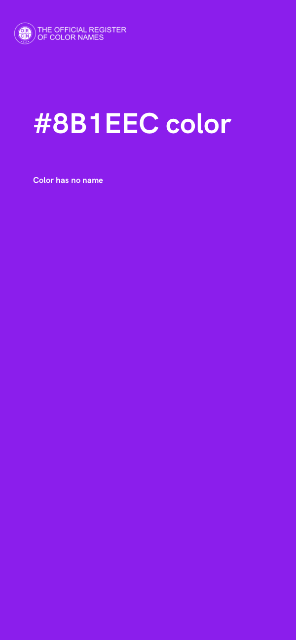 #8B1EEC color image