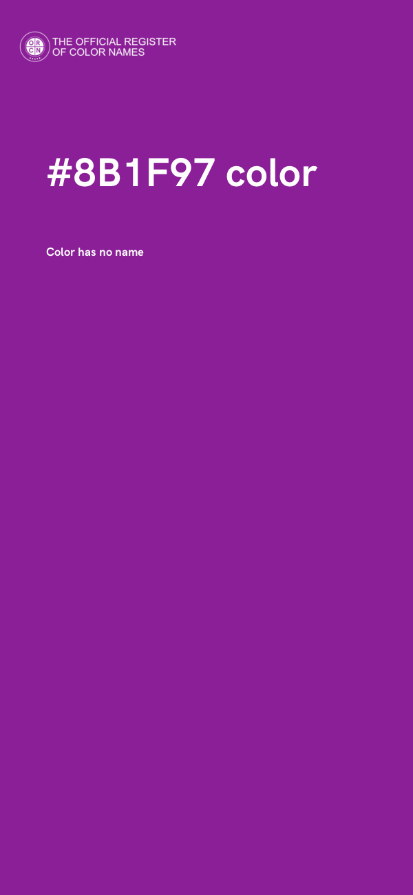 #8B1F97 color image