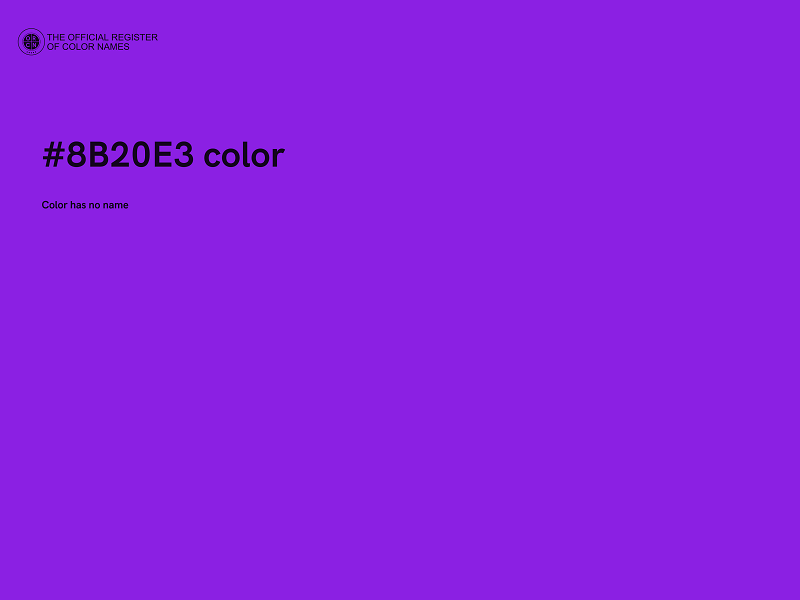 #8B20E3 color image