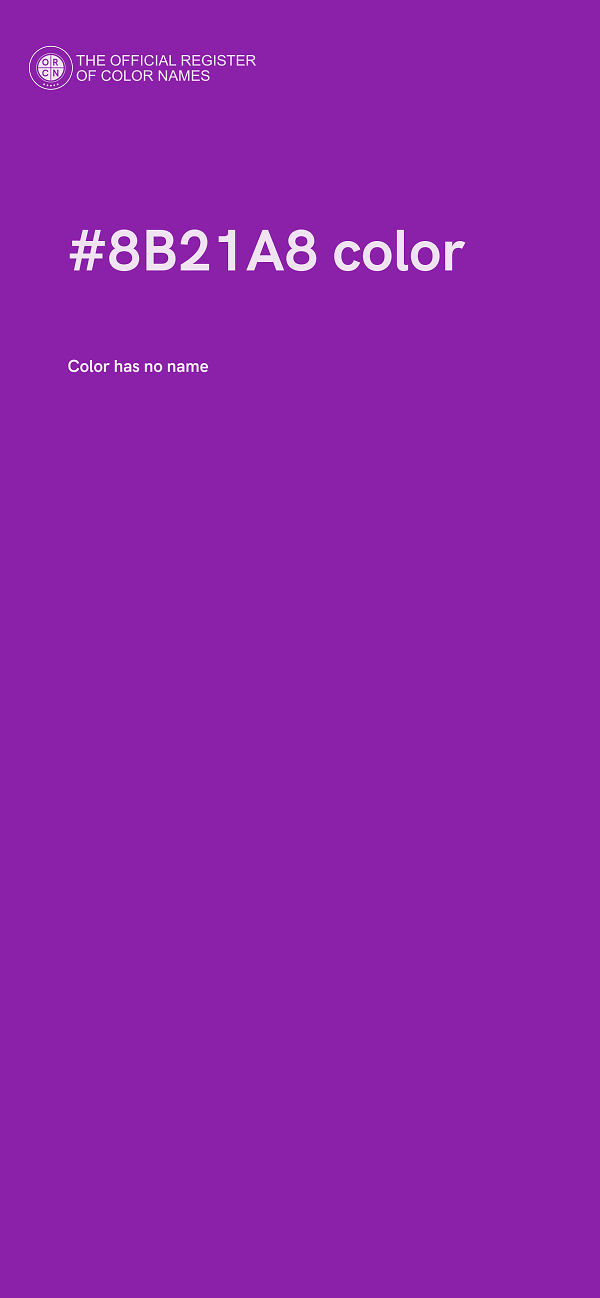 #8B21A8 color image
