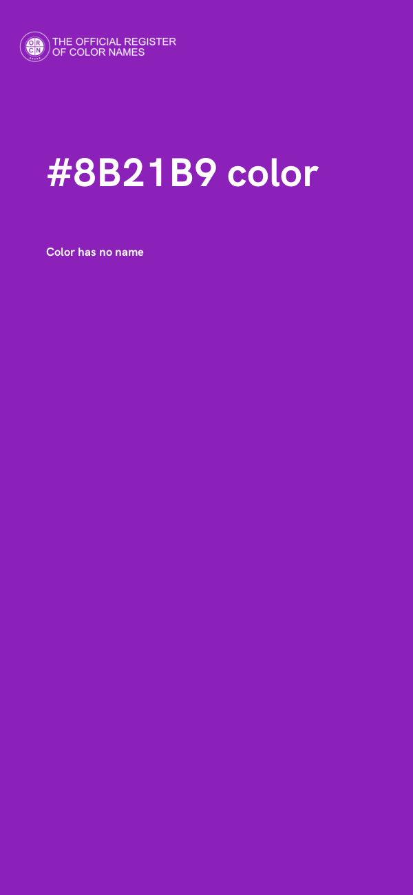 #8B21B9 color image