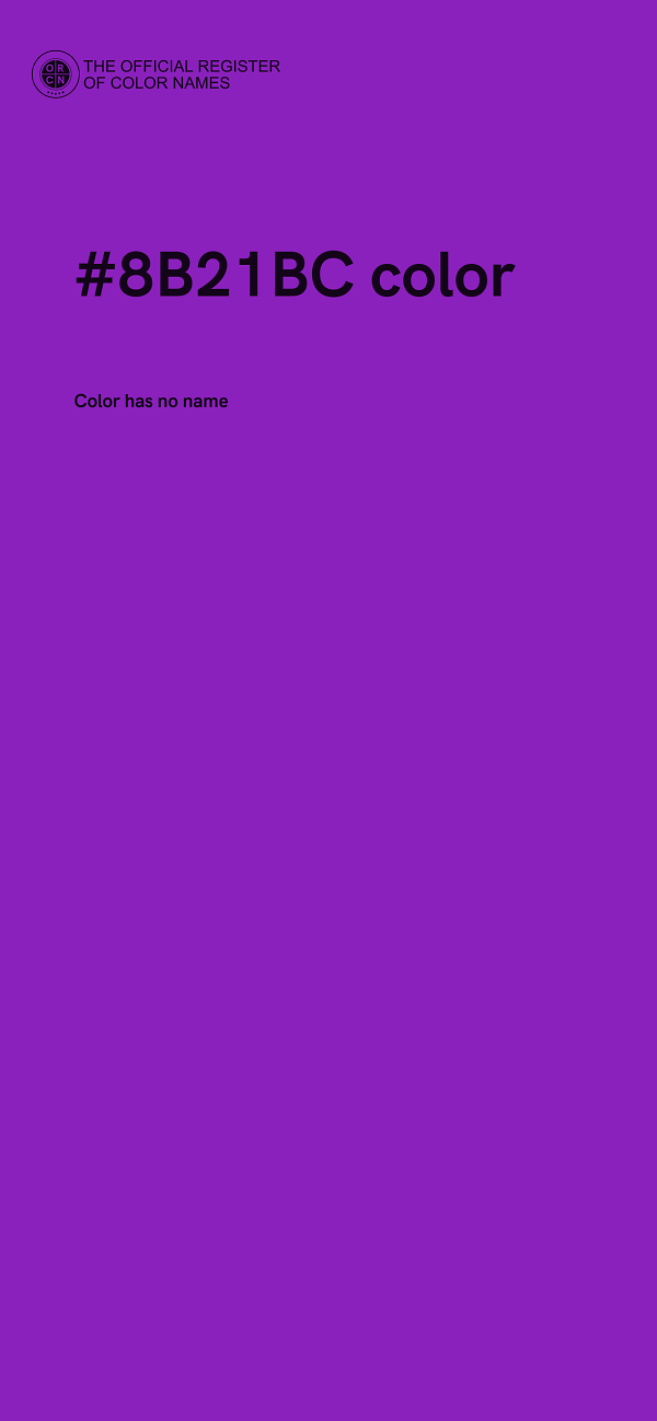 #8B21BC color image