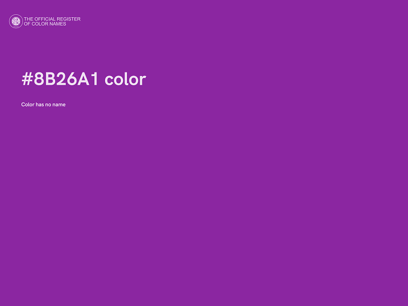 #8B26A1 color image