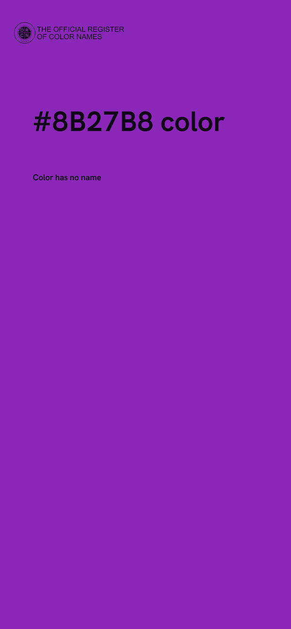#8B27B8 color image