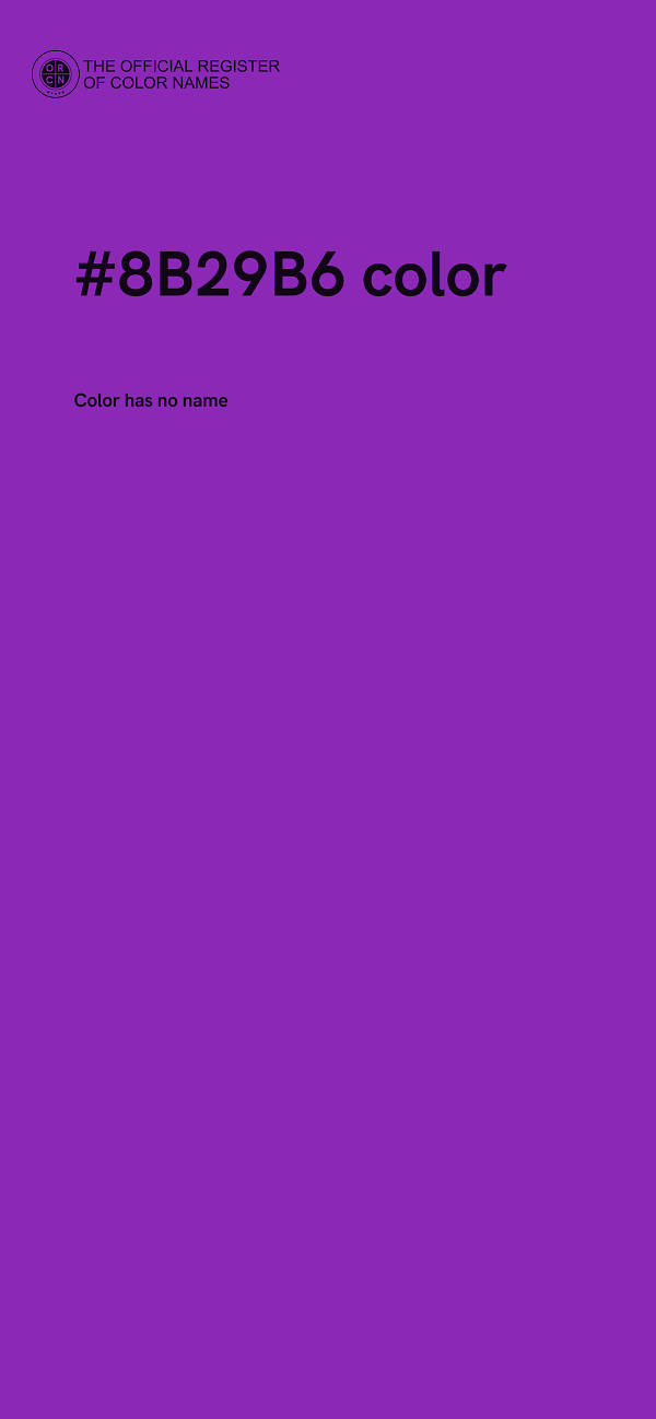 #8B29B6 color image