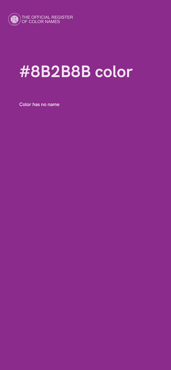 #8B2B8B color image